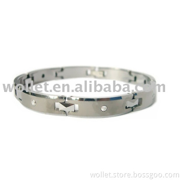 Tungsten Bracelet with stone